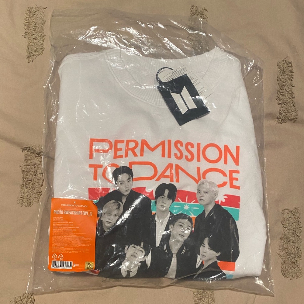OFFICIAL BTS Official Permission To Dance Sweatshirt